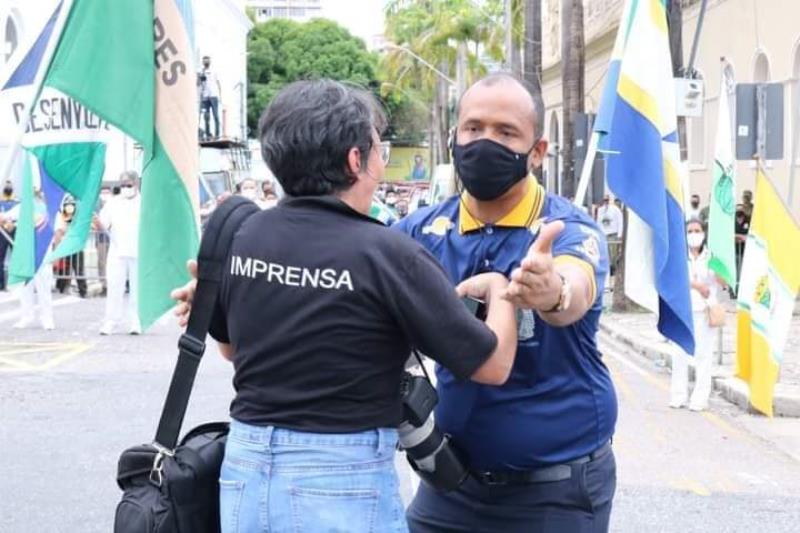  Ano após ano e a imprensa continua sendo agredida nas procissões do Círio de Nazaré