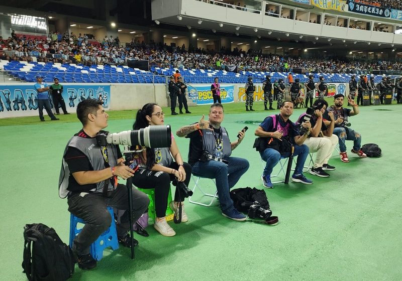  Imprensa marca presença em jogos na reabertura do estádio Mangueirão