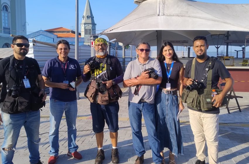  Círio de Nazaré, a cobertura da imprensa na visita da Imagem ao Ver-o-Peso e na apresentação do manto de Nossa Senhora para 2024